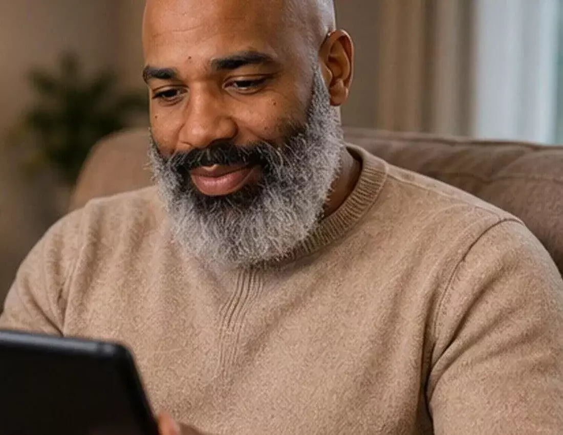 Lawrence Joy Jr. providing friendly practical support